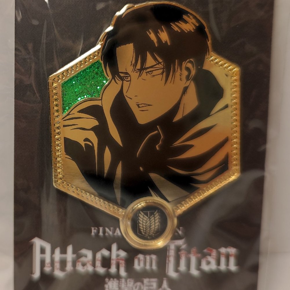 Captain Levi Official Attack On Titan Golden Series Pin